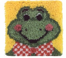 Latch Hook 12x12 Kit- Froggy