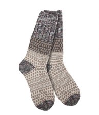 Gallery Textured Crew Sock - Smokey Multi