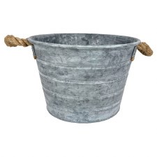 Galvanized Bucket w/ Handles