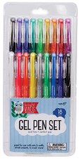Gel Pen Set, 18pc