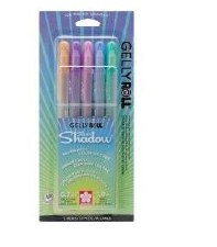 Gelly Roll Bold Point Pens, 5 Pk - Silver Shadow