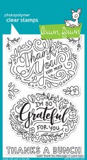 Thank You Giant Messages Clear Stamps