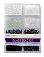 Glass Bead Kit - Black & White