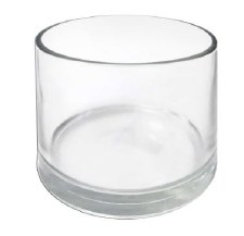 Glass Capstan Vase, 4.5"