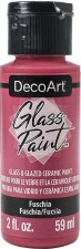 DecoArt Glass Paint, 2oz - Fuchia