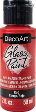 DecoArt Glass Paint, 2oz - Red