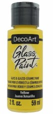 DecoArt Glass Paint, 2oz - Yellow