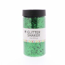 4oz. Glitter Shaker- Kelly Green