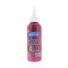 4oz. Glitter Glue- Fuschia