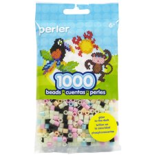 Perler Beads 1000 piece- Glow In The Dark Mix