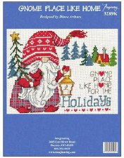 Imaginating Cross Stitch Kit, 11"x7.5"- Happy Holidays Gnomies