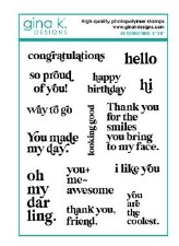 Go To Greetings - Clear Stamp Set