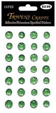 Adheisve Rhinestones- Speckled, Green