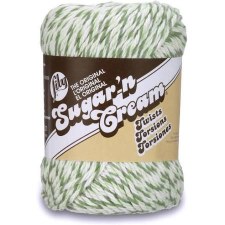 Sugar 'n Cream Yarn, Twists- Green #20244