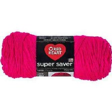 Red Heart Super Saver Yarn- Grenadine