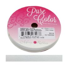3/8" Grosgrain Dazzle - White