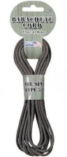 Parachute Cord 4mm x 16ft- Gunmetal
