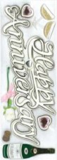 Jolee's Wedding Dimensional Stickers- Happy Anniversary Title