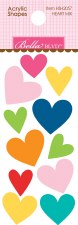 Acrylic Shapes- Heart Mix