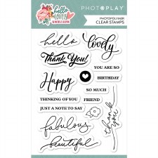 Hello Lovely Stamps/Dies - Clear Stamp Set