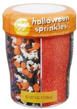 Halloween Sprinkles- 6 Cell Traditional Variety