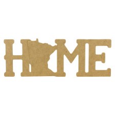 MDF Cut Out - Minnesota Home, 12"