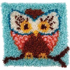 Latch Hook 12x12 Kit- Hoot Hoot