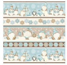 I Love Sn'Gnomies Bolted Flannel - Gnome Stripe