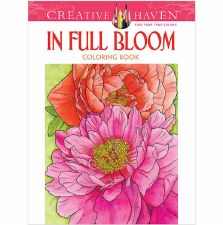 Creative Haven Adult Coloring Book- In Full Bloom