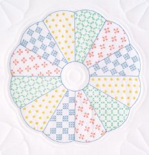 18" Quilt Blocks- Interlocking Dresden Circle