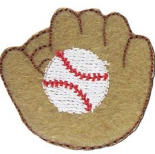 Iron On Appliques - Baseball Glove