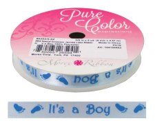 3/8" It's A Boy - Light Blue