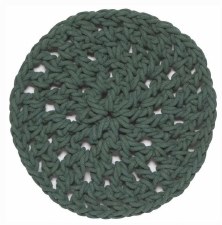 Knotted Cotton Trivet- Jade