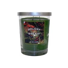 Jar Candle, 15oz- Holiday Wreath