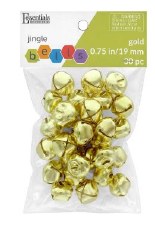 Jingle Bells, 19mm - Gold 30 pc