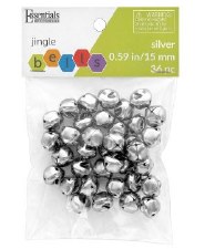 Jingle Bells, 15mm - Silver 36 pc