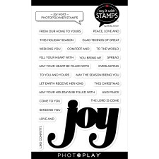 Say It In Stamps Joy Word Clear Stamps