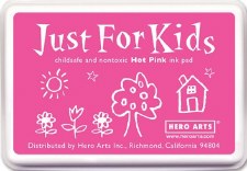 Just For Kids Ink Pad - Hot Pink