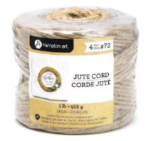 Jute Cord Spool, 4ply - 1lb