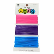 Lacing Cord: Pink, Purple & Blue