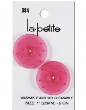 Lapetite Buttons, 1" - Pink