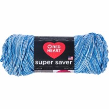 Red Heart Super Saver Yarn, Mulit-Color- Lapis