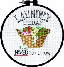 Dimensions "Learn a Craft" Cross Stitch Kit- Laundry Today