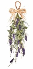 Lavender & Mix Greens Teardrop, 22" - Purple