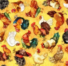 Lay An Egg Bolted Fabric - Gold