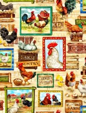 Lay An Egg Bolted Fabric - Patches