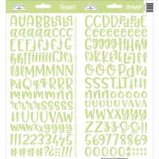 Abigail Alphabet Sticker- Limeade