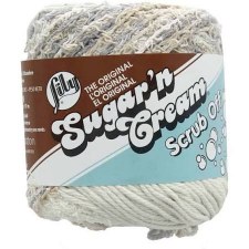 Sugar 'n Cream Scrub Off Yarn- Linen