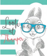 Licensed Fabric Panel- Disney, Look at Thumper