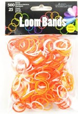 Loom Bands Orange Mix - 525 Pc
